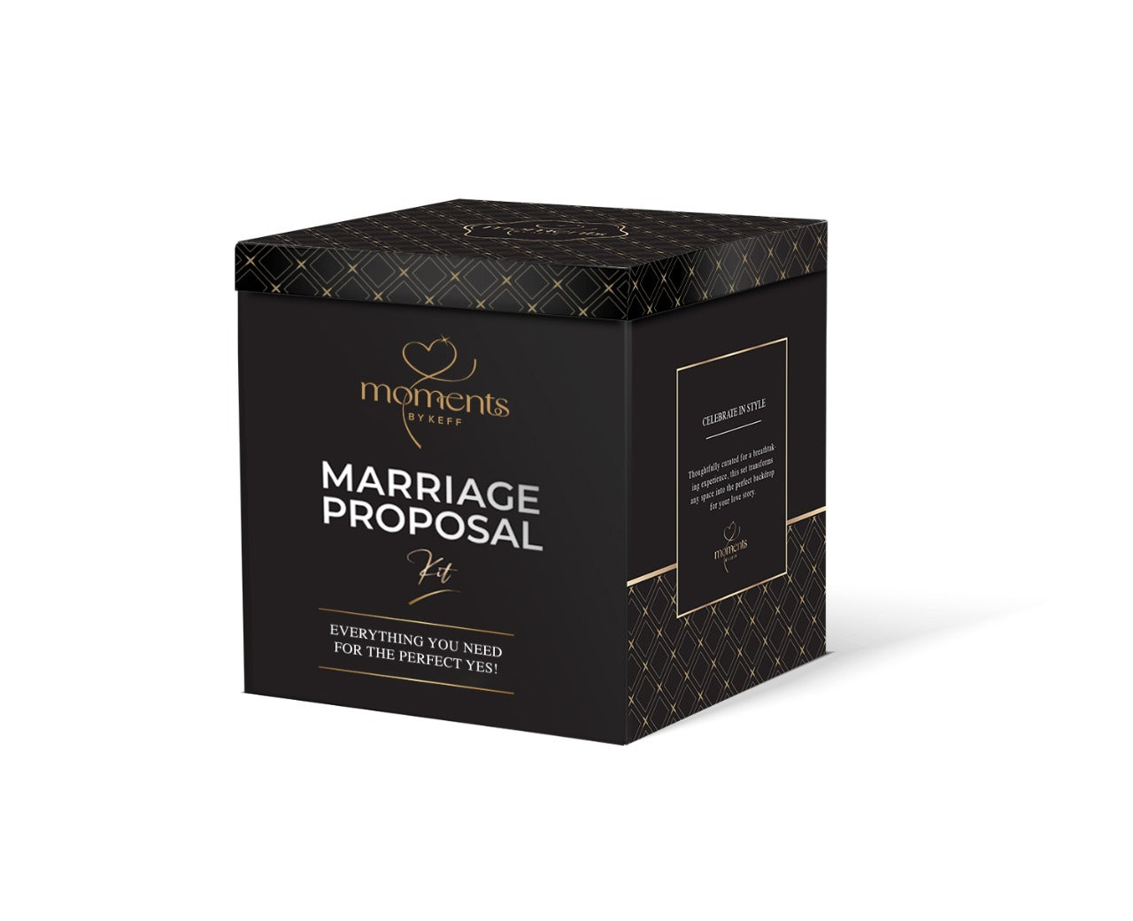 Moments by Keff Marriage Proposal Kit – Luxury All-in-One Engagement Decoration Set